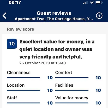 Apartment Two, The Carriage House, Bilbrough, York Esterno foto